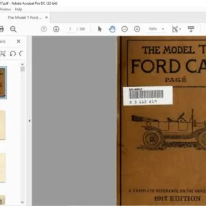 1917 FORD CAR MODEL T REPAIR MANUAL