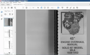 1929-1952 Harley Davidson 45 solo Service Manual  - PDF DOWNLOAD