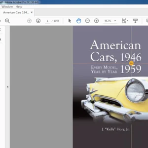 1946-1959 AMERICAN CARS EVERY MODEL YEAR BY YEAR MANUAL