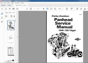 1948-1957 HARLEY DAVIDSON PANHEAD SERVICE MANUAL