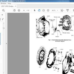 1957-1959 Dodge Coronet &  Royal Service Manual - PDF DOWNLOAD