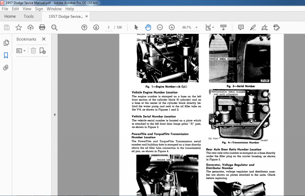 1957 Dodge Passenger Car Service Manual - PDF DOWNLOAD - HeyDownloads ...