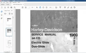 1959-1969 HARLEY DAVIDSON ELECTRA DUO SERVICE MANUAL