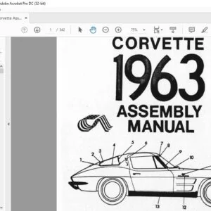 1963 CORVETTE ASSEMBLY MANUAL