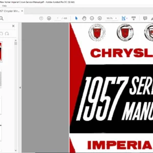 1963 Chrysler G75-1 WINDSOR C-75-2 SARATOGAC-76 NEW YORKER IM-1-24 IMPERIAL Service Manual  - PDF DOWNLOAD