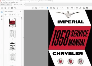 1963 Chrysler LC-l WINDSOR LC-2 SARATOGA LC-3 NEW YORKER  LC-4 CHRYSLER C300D LY-1 IMPERIAL IMPERIAL Service Manual - PDF DOWNLOAD