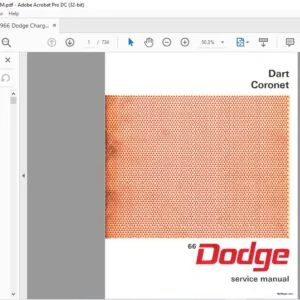 1966 Dodge Charger-Cornet FSM Service Manual