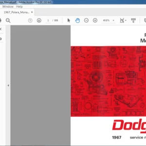 1967 Dodge Polara Monaco Service Manual - PDF DOWNLOAD