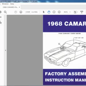 1968-CAMARO FACTORY ASSEMBLY MANUAL - PDF DOWNLOAD