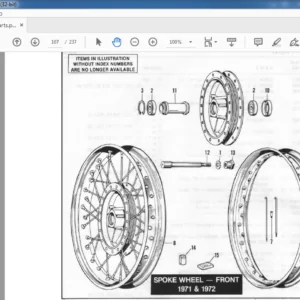 1971-1980 HARLEY DAVIDSON SUPER GLIDE FX PARTS CATALOG MANUAL