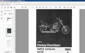 1971 - 1980 Harley-Davidson PARTS CATALOG MANUAL - PDF DOWNLOAD