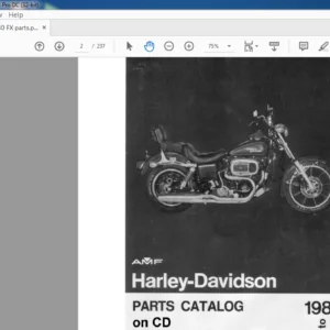 1971 - 1980 Harley-Davidson PARTS CATALOG MANUAL - PDF DOWNLOAD