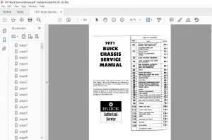 1971 Buick Chassis Service Manual