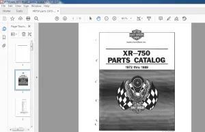 1972-1989 Harley Davidson parts Manual - PDF DOWNLOAD