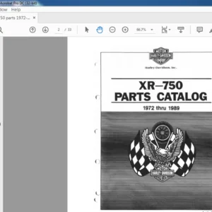 1972-1989 Harley Davidson parts Manual - PDF DOWNLOAD