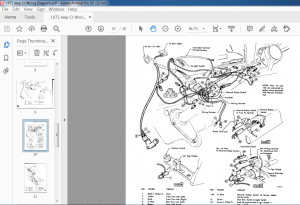 1972 Jeep CJ Wiring Diagrams Manual - PDF DOWNLOAD - HeyDownloads ...