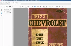 1973 Chevrolet Light Duty Truck Service Manual - PDF DOWNLOAD
