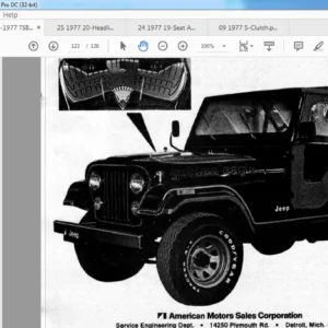 1977-1982 Jeep Technical Diagnosis & Repair Bulletin Manual - PDF DOWNLOAD