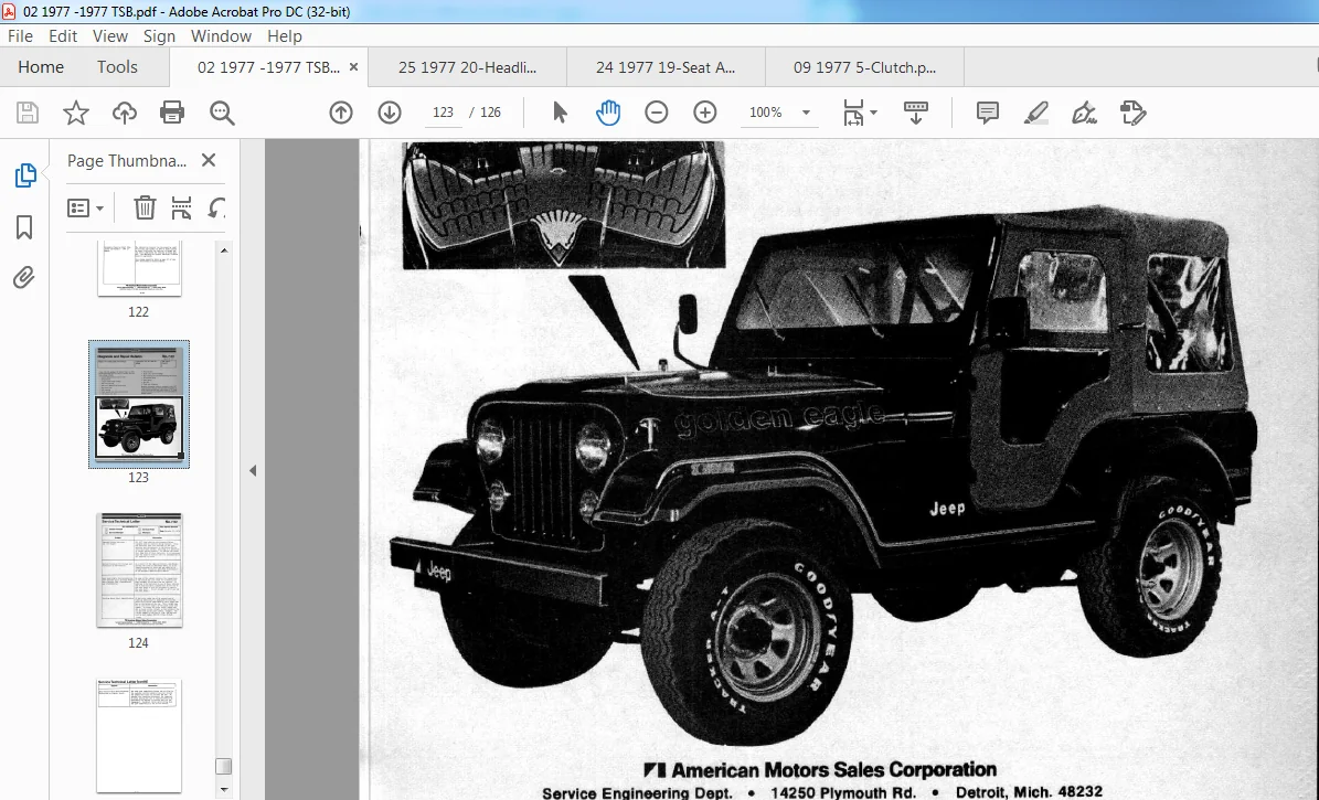 1977-1982 Jeep Technical Diagnosis & Repair Bulletin Manual - PDF DOWNLOAD - Image 3