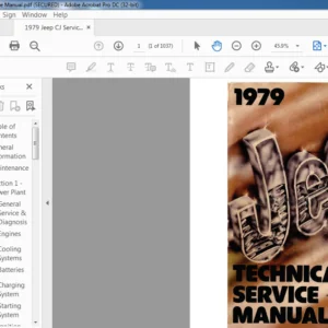 1979 Jeep CJ Service Manual - PDF DOWNLOAD