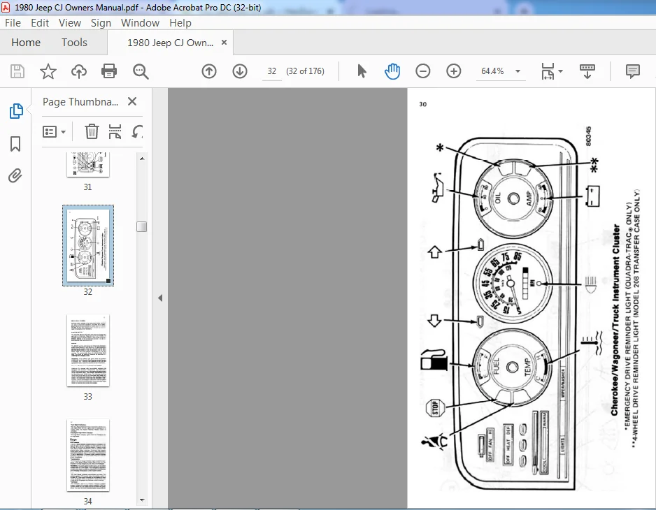 1980 Jeep CJ Owner's Manual - PDF DOWNLOAD - Image 3