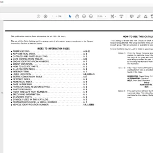 1981-1986 Jeep SJ Wagoneer Cherokee Truck Parts Manual - PDF DOWNLOAD