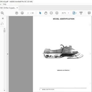 1981 Kawasaki Drifter SB340-A2 Supplement Manual