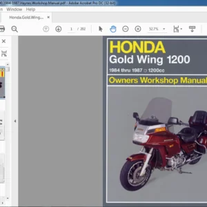 1984-1987 HONDA GOLD WING 1200 OWNERS WORKSHOP MANUAL