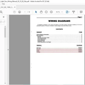 1986 CHEVROLET LIGHT DUTY TRUCK WIRING MANUAL - PDF DOWNLOAD (1)