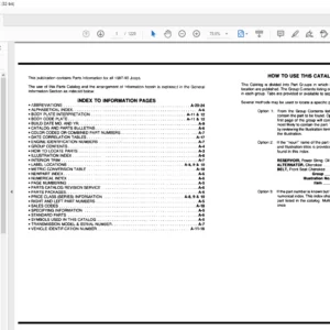 1987-1990 Jeep SJ Parts list Manual - PDF DOWNLOAD