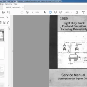 1989 X88936 GMC Light Duty Light Duty Truck Service Manual - PFD DOWNLOAD