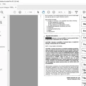 1990-1993 Acura Integra Service Manual