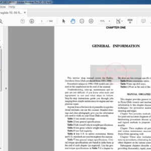 1991-1998 DYAMLIDE Dyna Evolution Service Manual - PDF DOWNLOAD