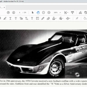 1994 CHEVROLET CORVETTE OWNER'S MANUAL - PDF DOWNLOAD