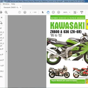 1995-2002 KAWASAKI ZX600 & 636 ZX-6R SERVICE MANUAL
