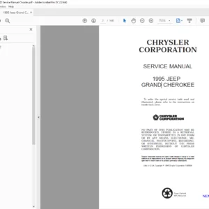 1995 Jeep Grand Cherokee Electronic Service Manual - PDF DOWNLOAD