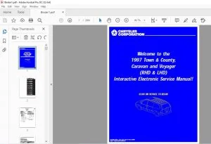 1997 CHRYSLER INTERACTIVE ELECTRONIC SERVICE MANUAL