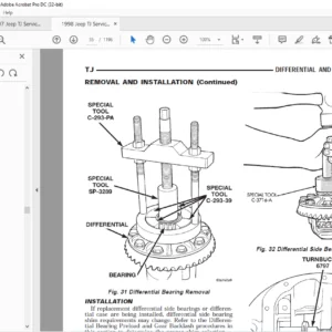 1998 Jeep Wrangler TJ Service Manual - PDF DOWNLOAD