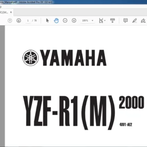 2000 YAMAHA YZF-R1(M) SUPPLEMENTARY SERVICE MANUAL - PDF DOWNLOAD