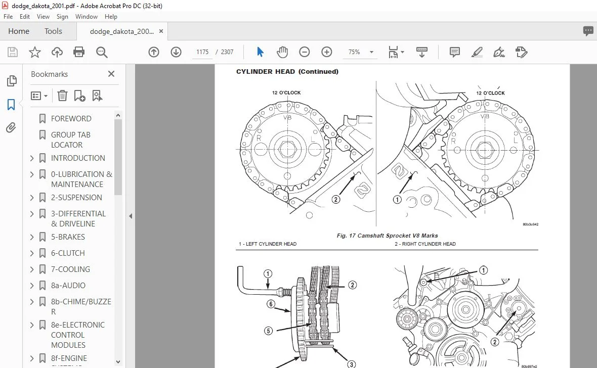 2001 DODGE DAKOTA SERVICE MANUAL - PDF DOWNLOAD - Image 2