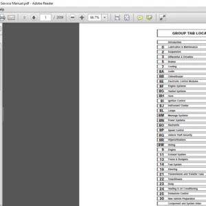 2001 Jeep Grand Cherokee WJ Service Manual - PDF DOWNLOAD