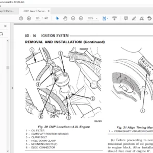 2001 Jeep Wrangler TJ Service Manual - PDF DOWNLOAD