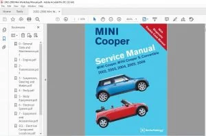 2002-2006 Mini cooper Workshop Manual