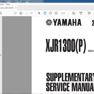 2002 YAMAHA XJR 1300(P) SERVICE MANUAL  - PDF DOWNLOAD