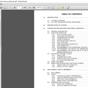 2003 Jeep Liberty KJ Gas Powertrain Service Manual - PDF DOWNLOAD