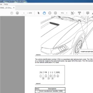 2003 Mustang Workshop Manual