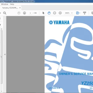 2003 YAMAHA YZ 250 OWNER’S SERVICE MANUAL - PDF DOWNLOAD