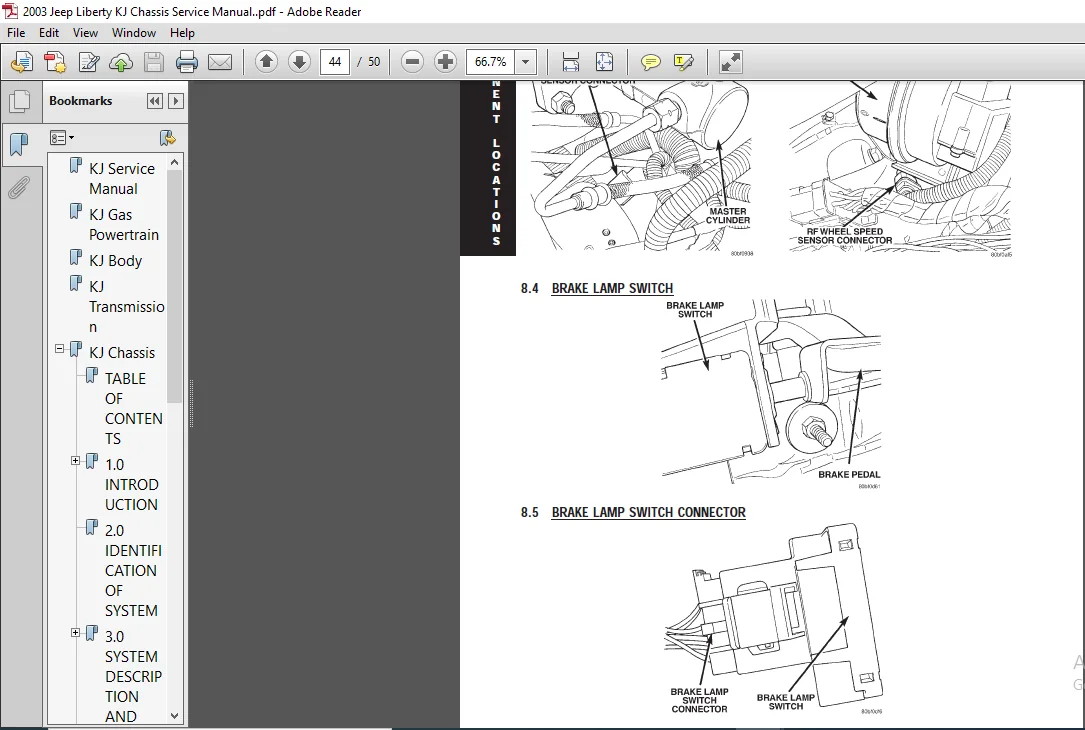 2003 Jeep Liberty KJ Chassis Service Manual 2003 Jeep Liberty KJ Chassis Service Manual