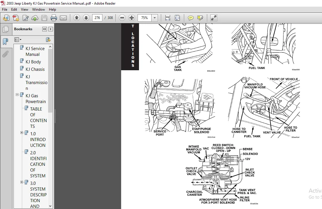 2003 Jeep Liberty KJ Gas Powertrain Service Manual 2003 Jeep Liberty KJ Gas Powertrain Service Manual