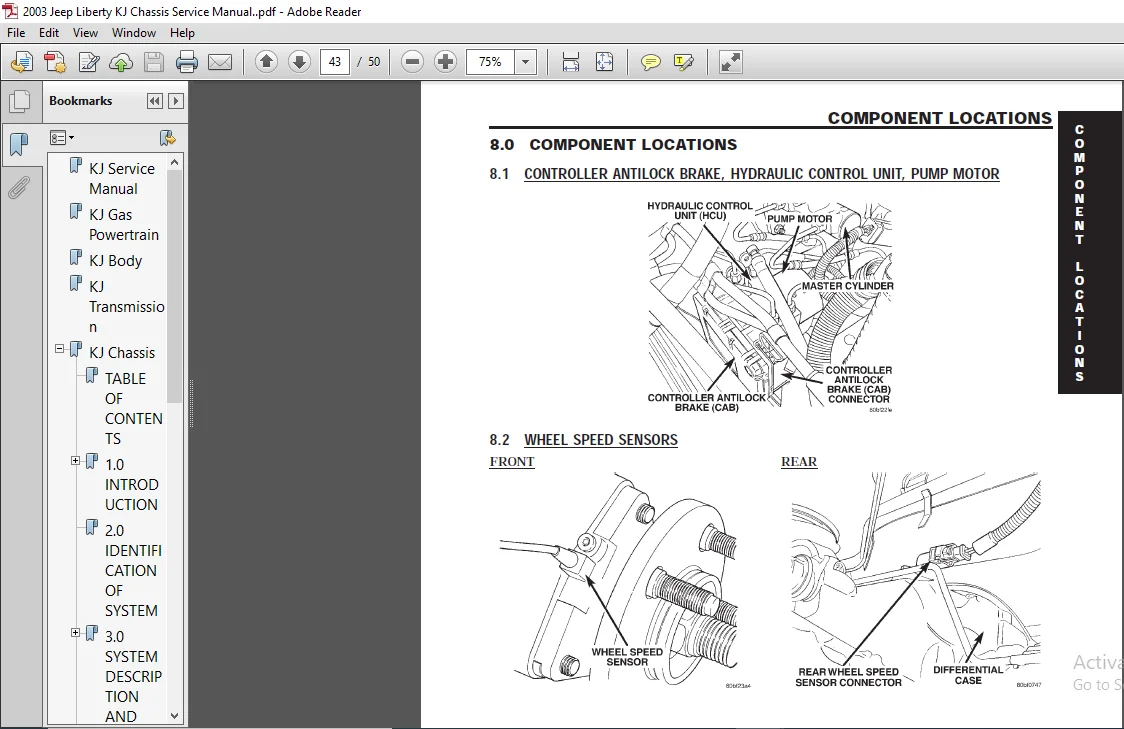 2003 Jeep Liberty KJ Parts List Manual - PDF DOWNLOAD